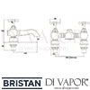 Bristan Trinity Bath Filler Dimensions
